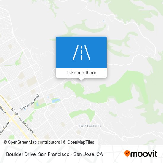 Boulder Drive map