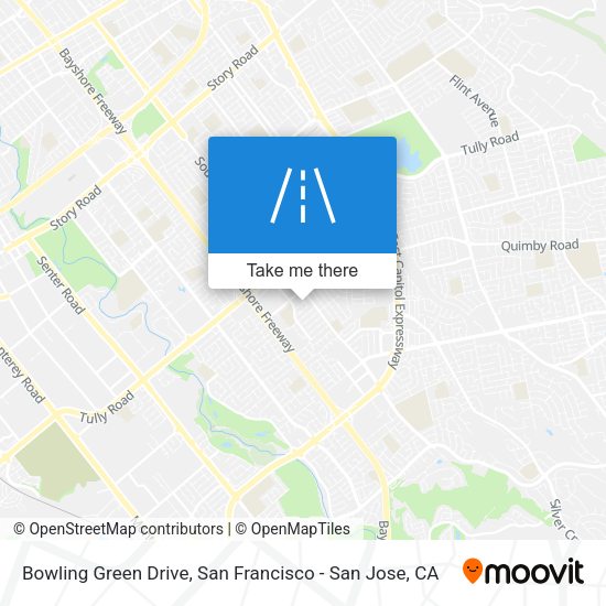 Bowling Green Drive map
