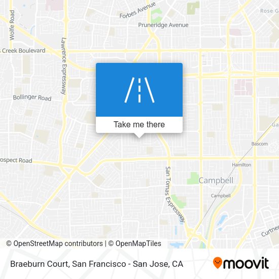 Mapa de Braeburn Court