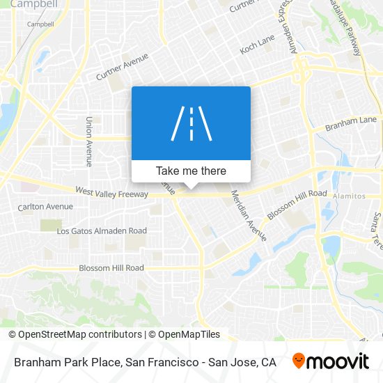 Branham Park Place map