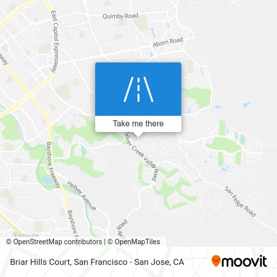 Briar Hills Court map