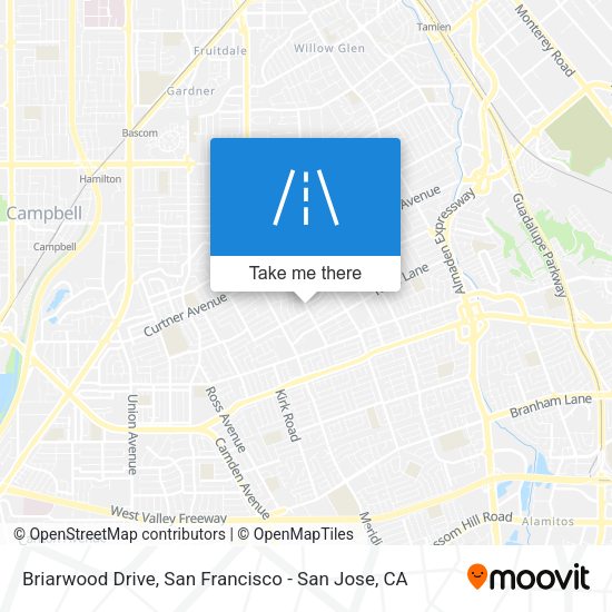 Mapa de Briarwood Drive