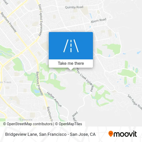 Bridgeview Lane map