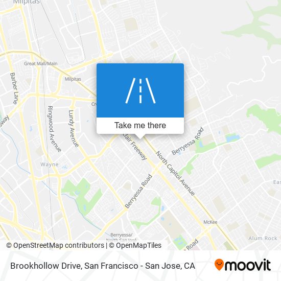 Brookhollow Drive map