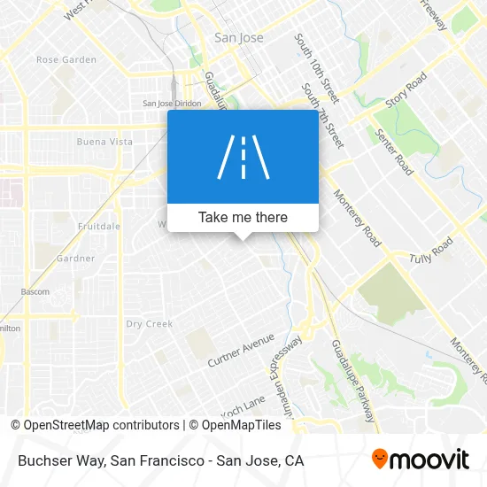 Buchser Way map