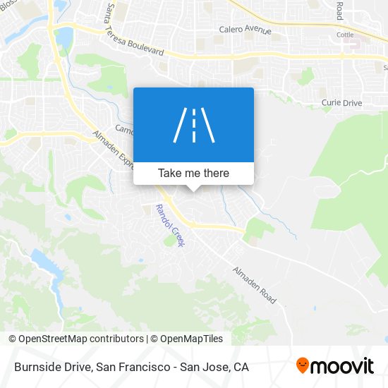 Mapa de Burnside Drive