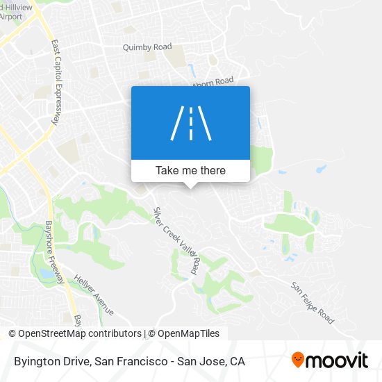 Byington Drive map