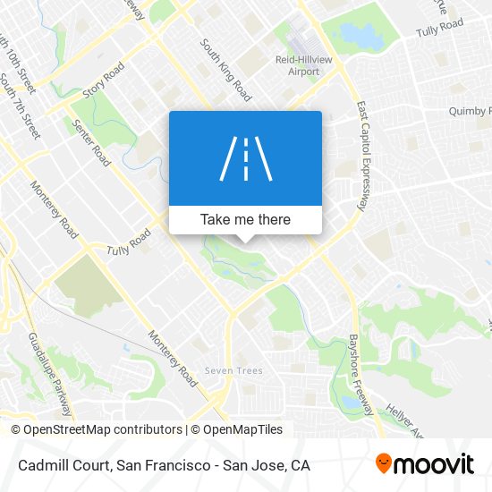 Cadmill Court map