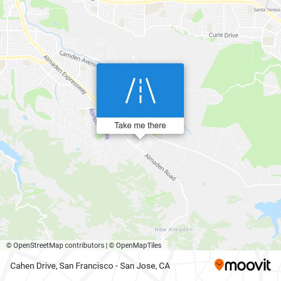 Cahen Drive map