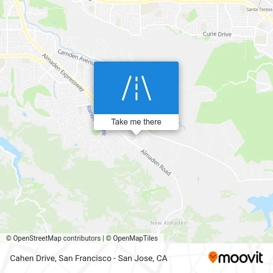 Cahen Drive map