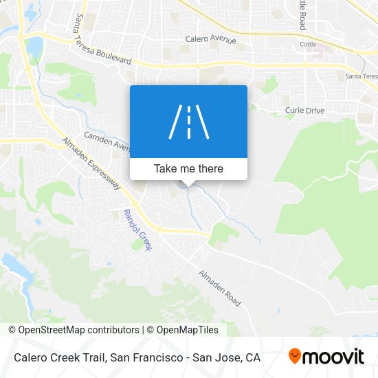 Mapa de Calero Creek Trail