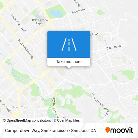 Camperdown Way map