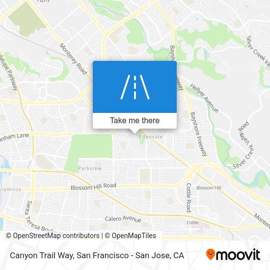 Mapa de Canyon Trail Way