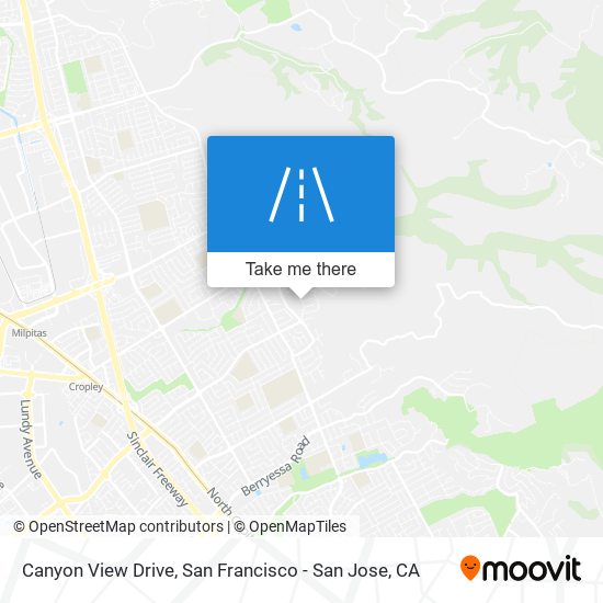 Canyon View Drive map