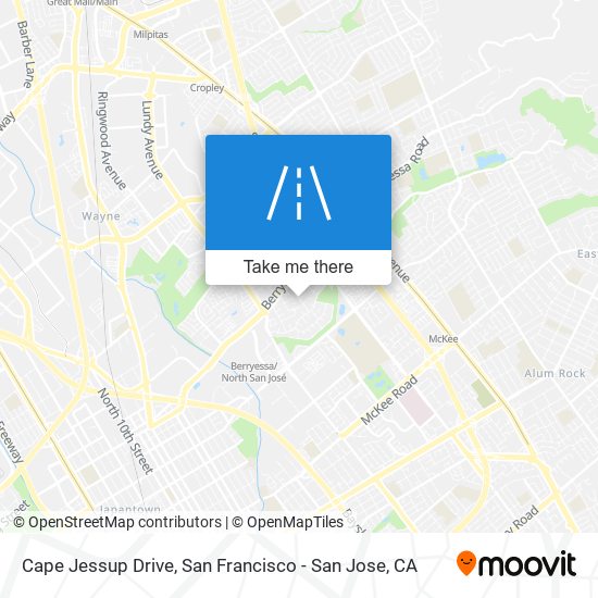 Mapa de Cape Jessup Drive