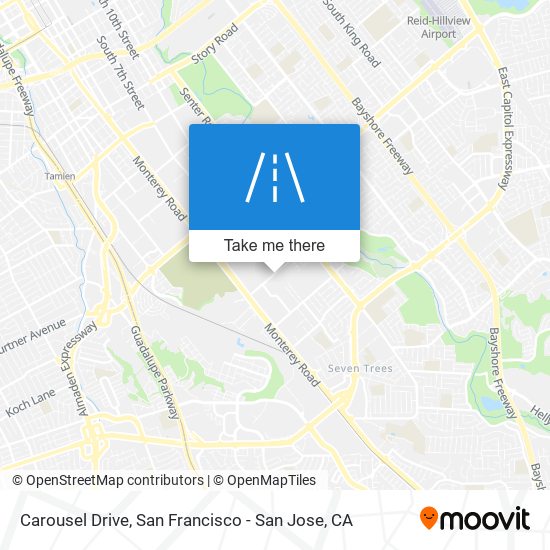 Carousel Drive map