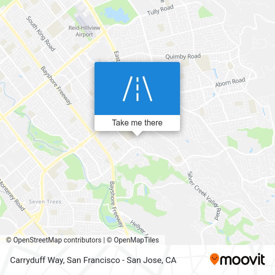 Carryduff Way map