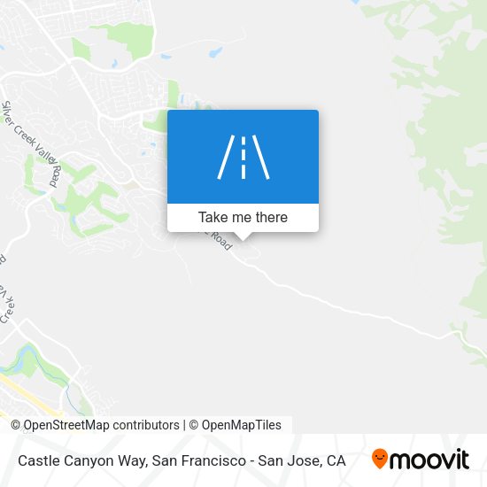 Castle Canyon Way map