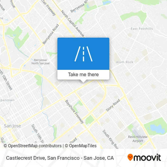 Mapa de Castlecrest Drive