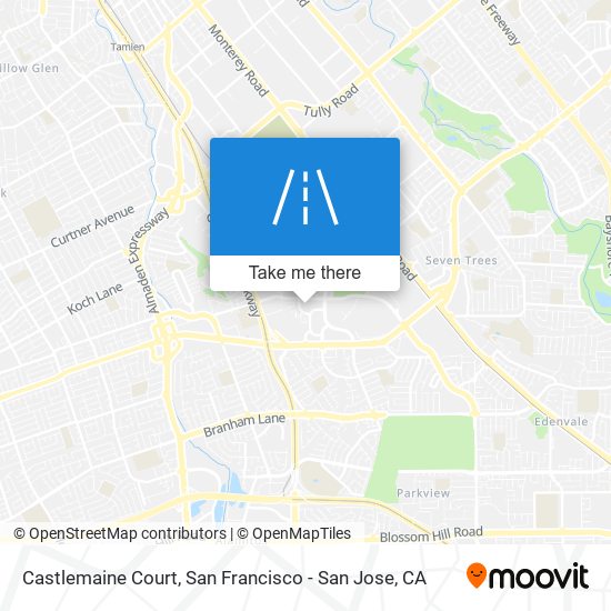 Castlemaine Court map