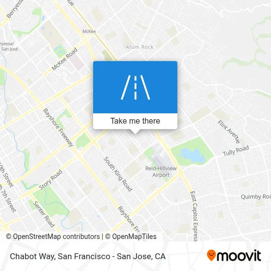 Chabot Way map