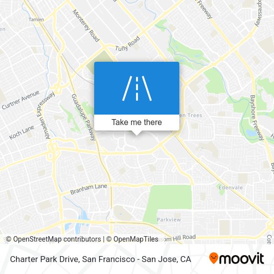 Mapa de Charter Park Drive