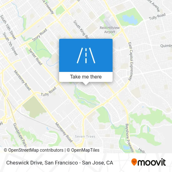 Mapa de Cheswick Drive