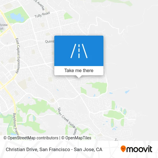 Christian Drive map