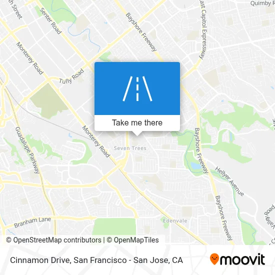 Cinnamon Drive map