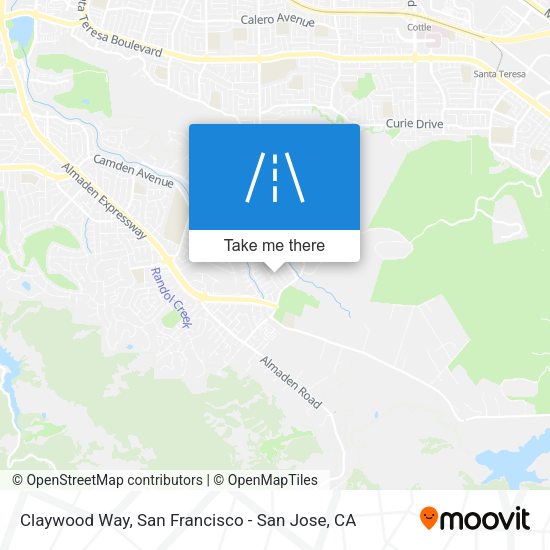 Claywood Way map