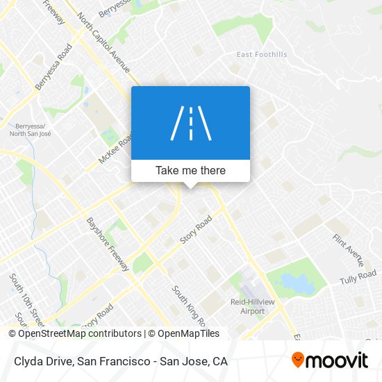 Clyda Drive map