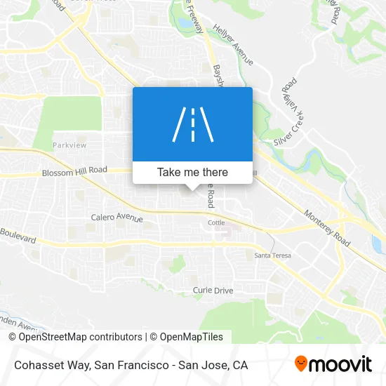 Cohasset Way map