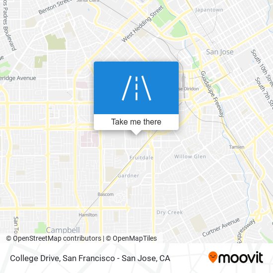 College Drive map