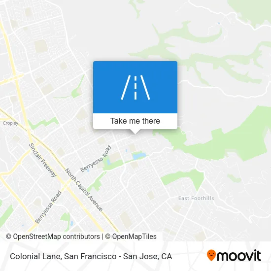 Colonial Lane map