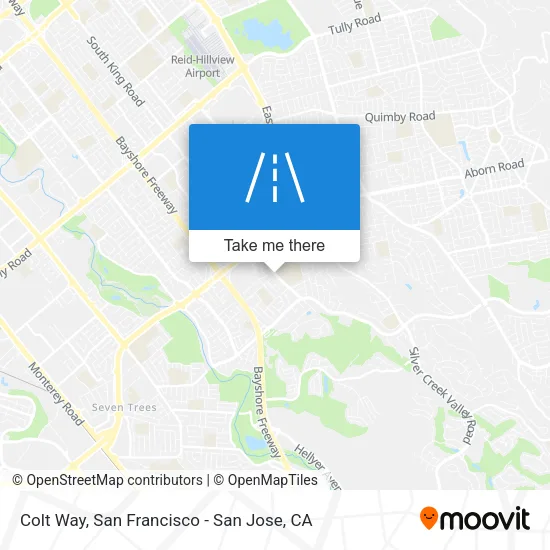 Colt Way map