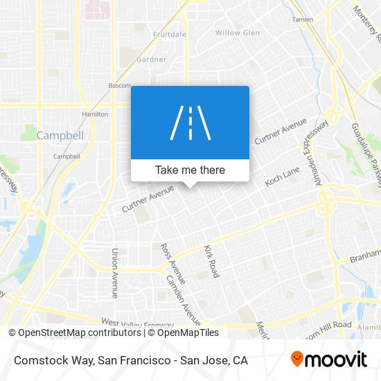 Comstock Way map