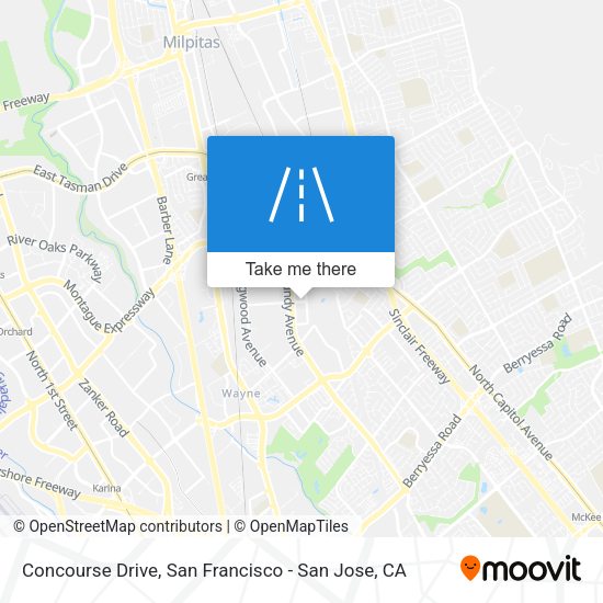 Concourse Drive map