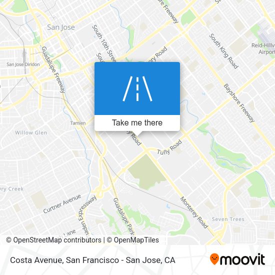 Mapa de Costa Avenue