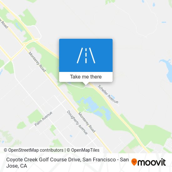 Coyote Creek Golf Course Drive map
