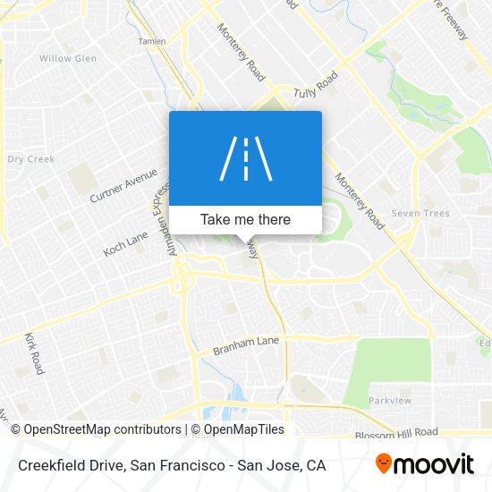 Mapa de Creekfield Drive
