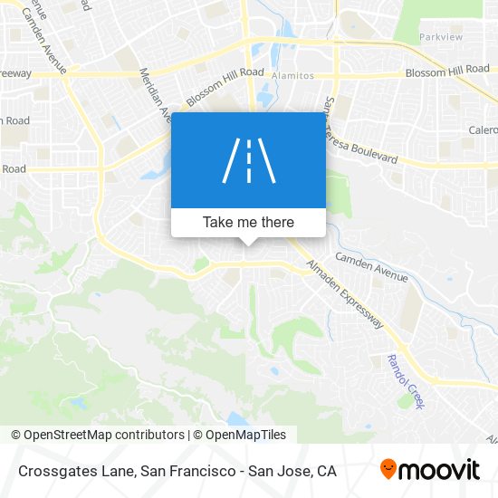 Crossgates Lane map