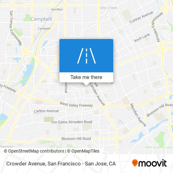 Crowder Avenue map