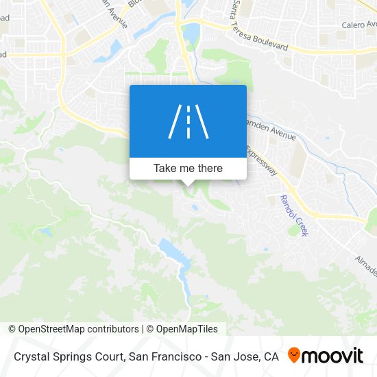 Crystal Springs Court map