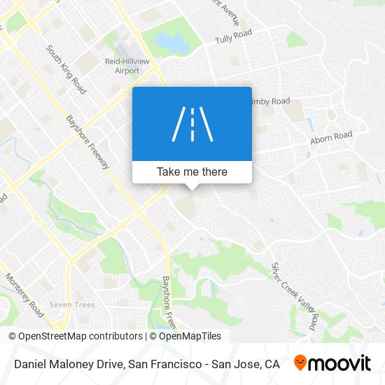 Mapa de Daniel Maloney Drive