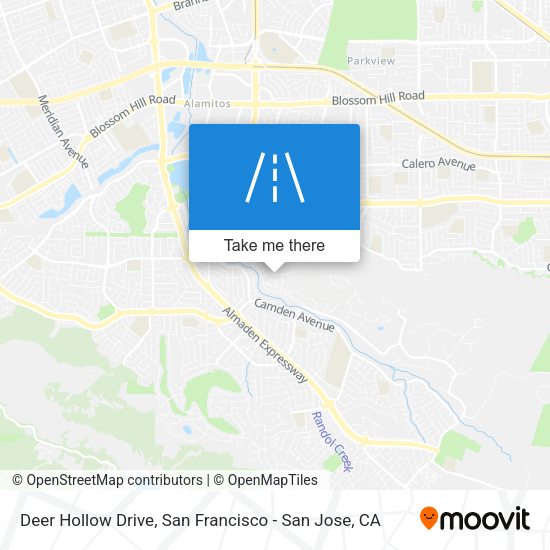 Deer Hollow Drive map