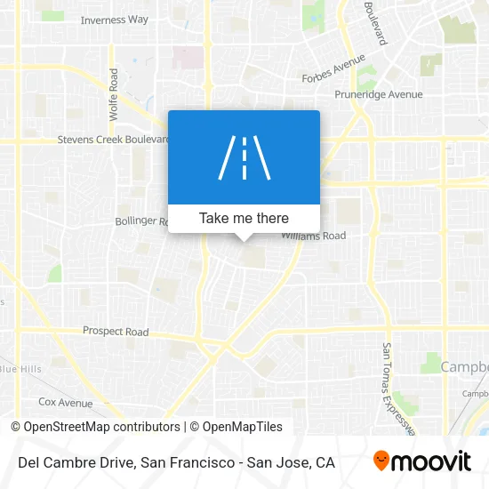 Del Cambre Drive map