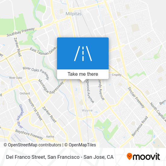 Mapa de Del Franco Street