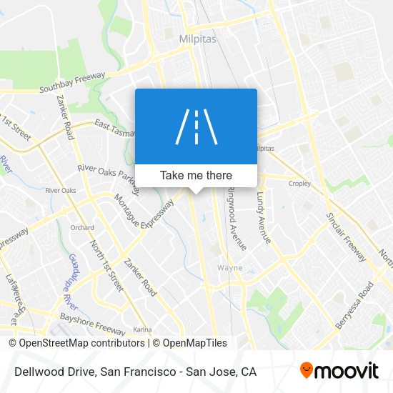 Mapa de Dellwood Drive