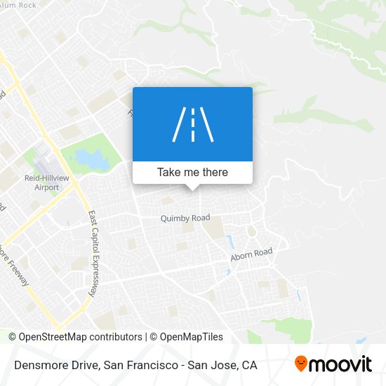 Densmore Drive map