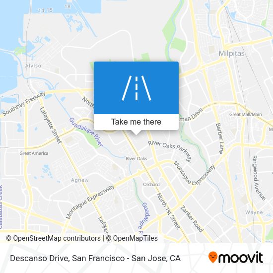 Mapa de Descanso Drive